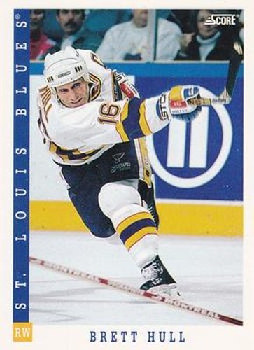 #335 Brett Hull - St. Louis Blues - 1993-94 Score Canadian Hockey