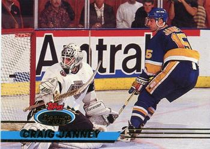 #335 Craig Janney - St. Louis Blues - 1993-94 Stadium Club Hockey