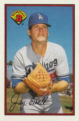 #335 Jay Howell - Los Angeles Dodgers - 1989 Bowman Baseball