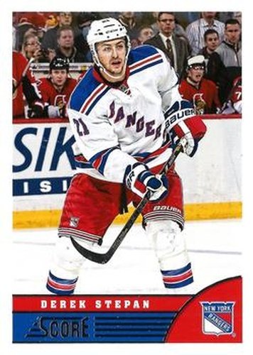 #336 Derek Stepan - New York Rangers - 2013-14 Score Hockey