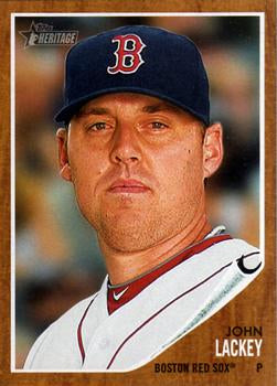 #336 John Lackey - Boston Red Sox - 2011 Topps Heritage Baseball