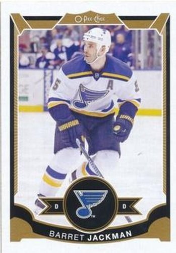 #336 Barret Jackman - St. Louis Blues - 2015-16 O-Pee-Chee Hockey