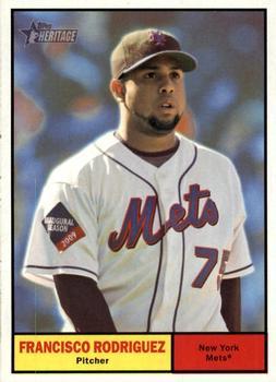 #336 Francisco Rodriguez - New York Mets - 2010 Topps Heritage Baseball