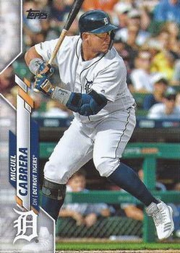#336 Miguel Cabrera - Detroit Tigers - 2020 Topps Baseball