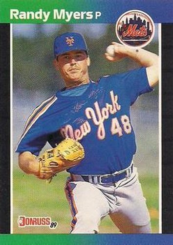 #336 Randy Myers - New York Mets - 1989 Donruss Baseball