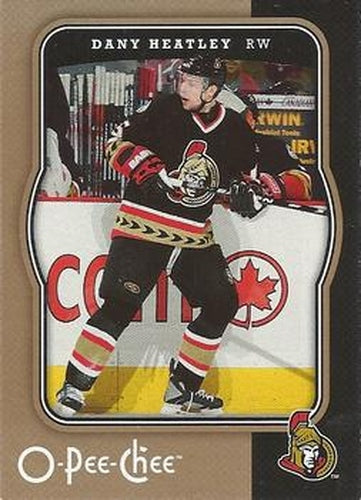 #336 Dany Heatley - Ottawa Senators - 2007-08 O-Pee-Chee Hockey