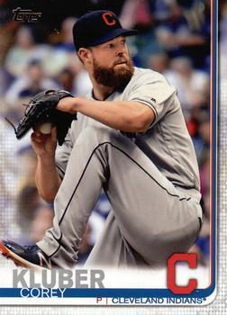 #336a Corey Kluber - Cleveland Indians - 2019 Topps Baseball