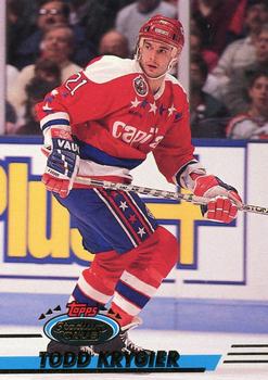 #337 Todd Krygier - Washington Capitals - 1993-94 Stadium Club Hockey