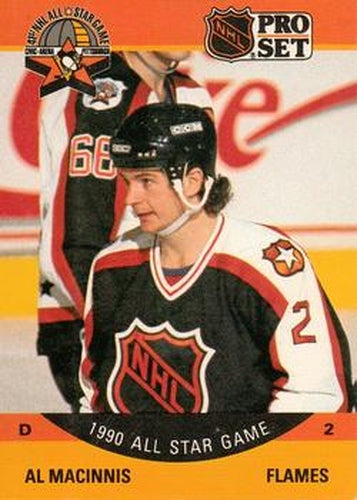 #337 Al MacInnis - Calgary Flames - 1990-91 Pro Set Hockey