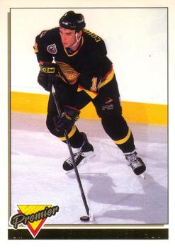 #337 Geoff Courtnall - Vancouver Canucks - 1993-94 O-Pee-Chee Premier Hockey - Gold
