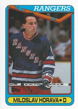 #337 Miloslav Horava - New York Rangers - 1990-91 Topps Hockey