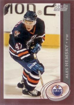 #337 Ales Hemsky - Edmonton Oilers - 2002-03 O-Pee-Chee Hockey