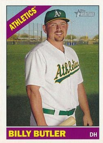#337 Billy Butler - Oakland Athletics - 2015 Topps Heritage Baseball