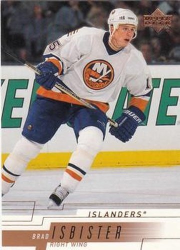 #337 Brad Isbister - New York Islanders - 2000-01 Upper Deck Hockey
