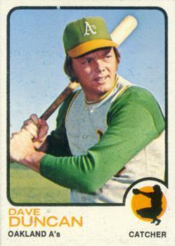 #337 Dave Duncan - Oakland Athletics - 1973 Topps Baseball