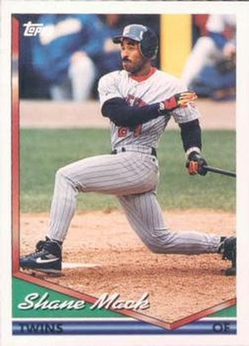#337 Shane Mack - Minnesota Twins - 1994 Topps Baseball