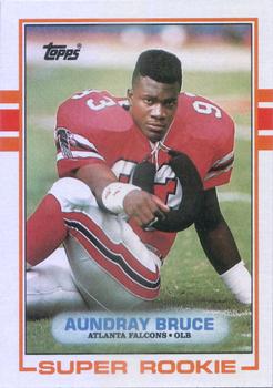 #337 Aundray Bruce - Atlanta Falcons - 1989 Topps Football