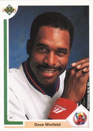 #337 Dave Winfield - California Angels - 1991 Upper Deck Baseball