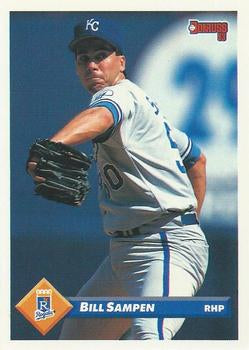 #337 Bill Sampen - Kansas City Royals - 1993 Donruss Baseball