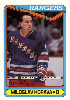 #337 Miloslav Horava - New York Rangers - 1990-91 O-Pee-Chee Hockey