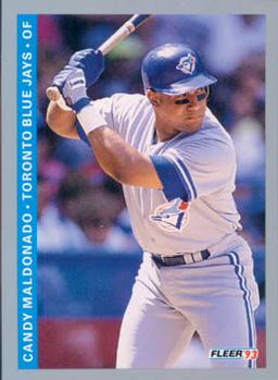 #338 Candy Maldonado - Toronto Blue Jays - 1993 Fleer Baseball