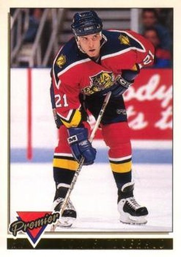 #338 Tom Fitzgerald - Florida Panthers - 1993-94 O-Pee-Chee Premier Hockey - Gold