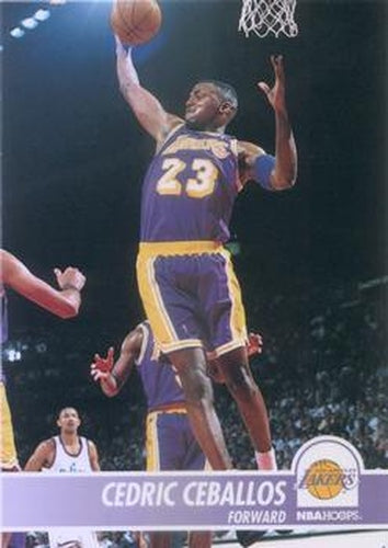 #338 Cedric Ceballos - Los Angeles Lakers - 1994-95 Hoops Basketball