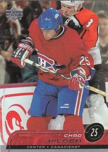 #338 Chad Kilger - Montreal Canadiens - 2002-03 Upper Deck Hockey