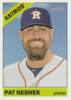 #338 Pat Neshek - Houston Astros - 2015 Topps Heritage Baseball