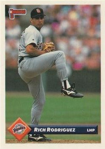 #338 Rich Rodriguez - San Diego Padres - 1993 Donruss Baseball