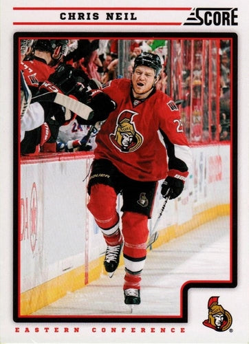 #338 Chris Neil - Ottawa Senators - 2012-13 Score Hockey