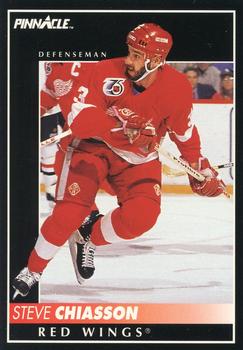#339 Steve Chiasson - Detroit Red Wings - 1992-93 Pinnacle Canadian Hockey