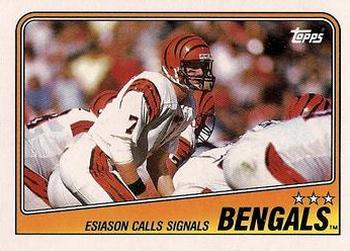 #339 Bengals Team Leaders - Boomer Esiason - Cincinnati Bengals - 1988 Topps Football