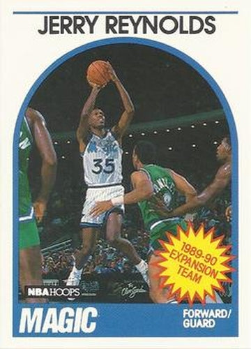 #339 Jerry Reynolds - Orlando Magic - 1989-90 Hoops Basketball