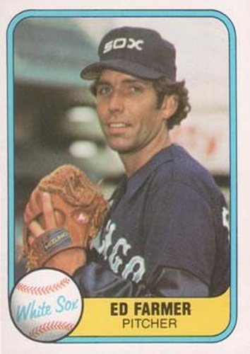 #339 Ed Farmer - Chicago White Sox - 1981 Fleer Baseball