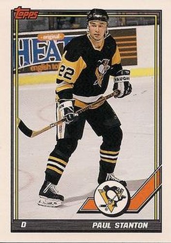 #339 Paul Stanton - Pittsburgh Penguins - 1991-92 Topps Hockey