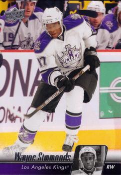 #339 Wayne Simmonds - Los Angeles Kings - 2010-11 Upper Deck Hockey