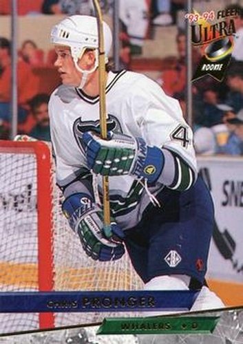 #339 Chris Pronger - Hartford Whalers - 1993-94 Ultra Hockey