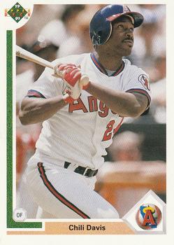 #339 Chili Davis - California Angels - 1991 Upper Deck Baseball