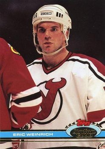 #339 Eric Weinrich - New Jersey Devils - 1991-92 Stadium Club Hockey