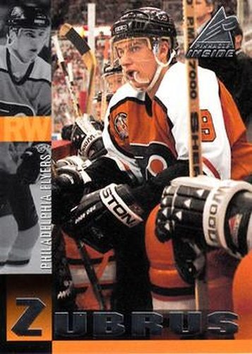 #33 Dainius Zubrus - Philadelphia Flyers - 1997-98 Pinnacle Inside Hockey