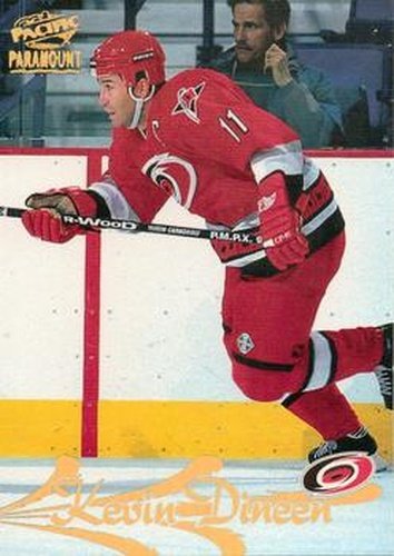 #33 Kevin Dineen - Carolina Hurricanes - 1997-98 Pacific Paramount Hockey