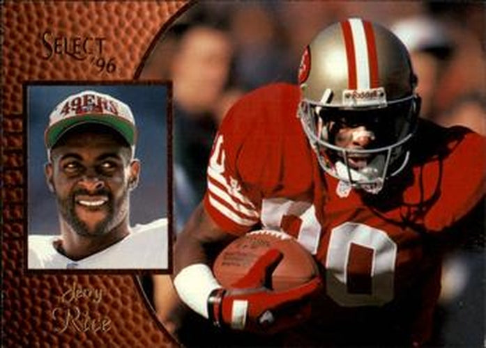 #33 Jerry Rice - San Francisco 49ers - 1996 Select Football