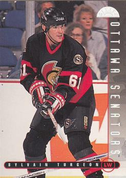 #33 Sylvain Turgeon - Ottawa Senators - 1995-96 Leaf Hockey