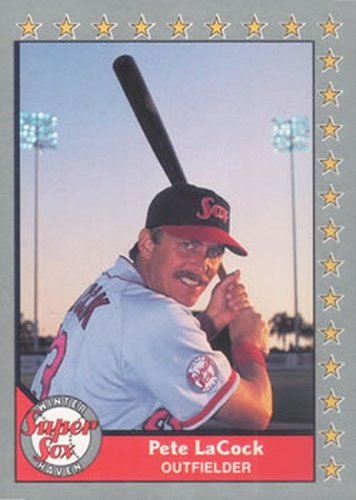 #33 Pete LaCock - Winter Haven Super Sox - 1990 Pacific Senior League Baseball