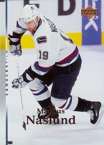 #33 Markus Naslund - Vancouver Canucks - 2007-08 Upper Deck Hockey