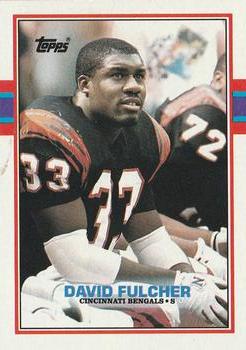 #33 David Fulcher - Cincinnati Bengals - 1989 Topps Football