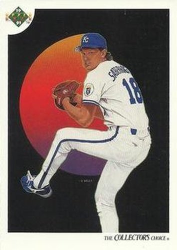 #33 Bret Saberhagen - Kansas City Royals - 1991 Upper Deck Baseball