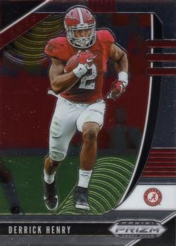 #33 Derrick Henry - Alabama Crimson Tide - 2020 Panini Prizm Draft Picks Football