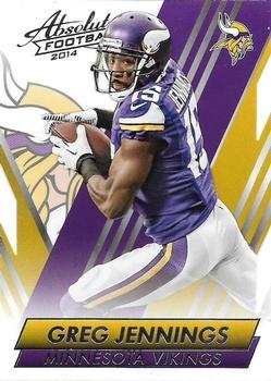 #33 Greg Jennings - Minnesota Vikings - 2014 Panini Absolute - Retail Football